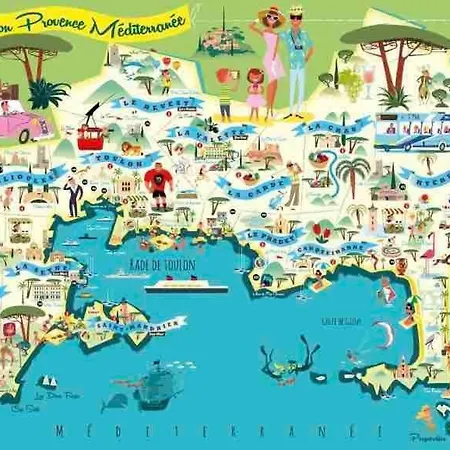 Presqu'ile De Giens, Joli T2 A 5 Minutes De La A Pieds * Hyeres