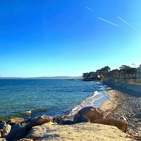 T2 Climatise Avec Terrasse & Parking A Pied 5min Presqu Ile De Giens Διαμέρισμα