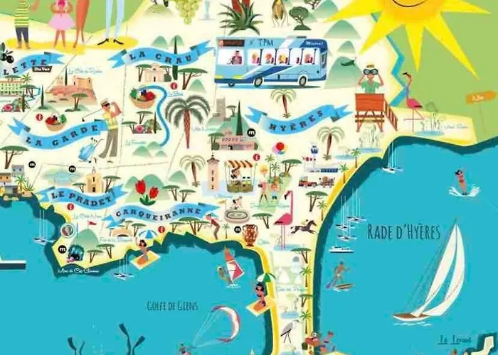 Presqu'ile De Giens, Joli T2 A 5 Minutes De La A Pieds Hyères